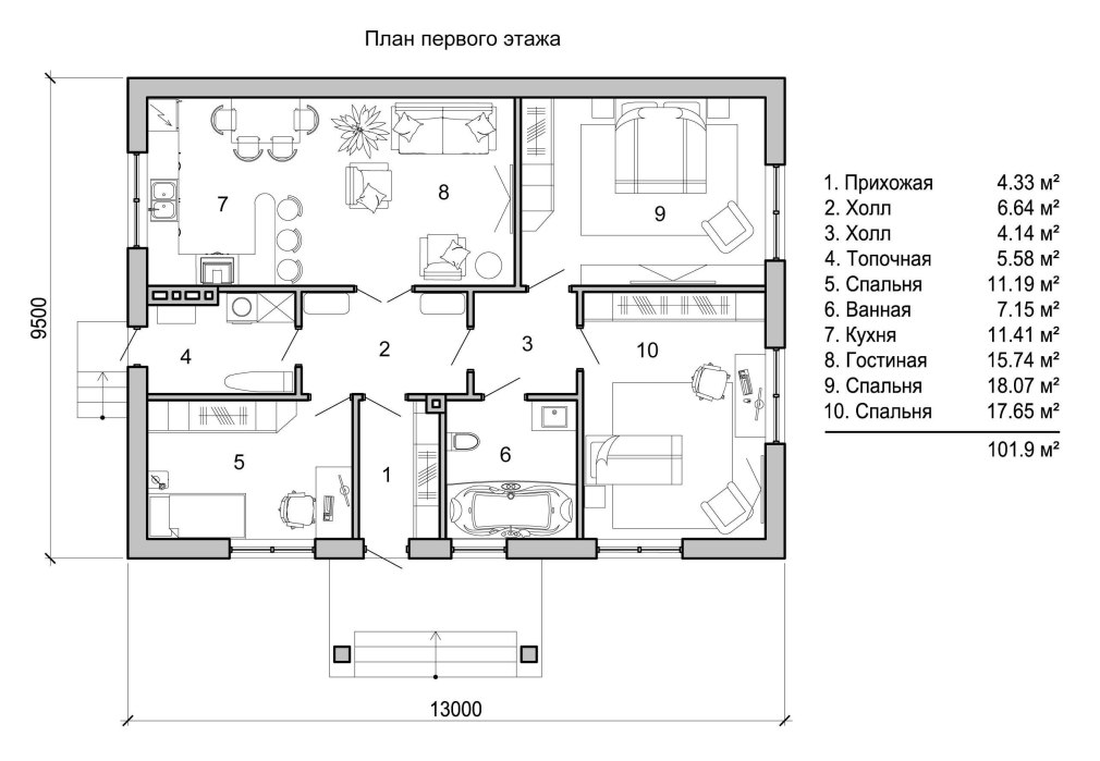 Чертеж планировки дома (85 фото)