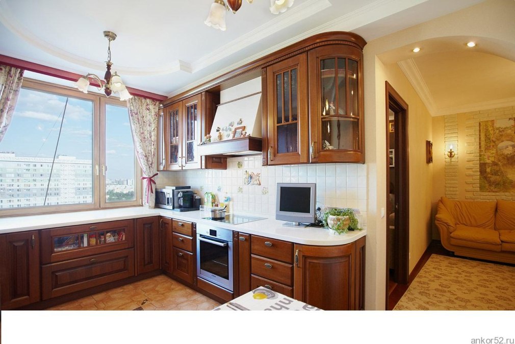 Кухня в 3 комнатной квартире