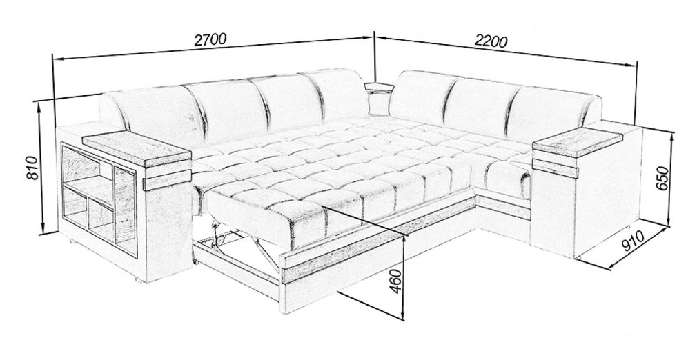 Примерный вес дивана