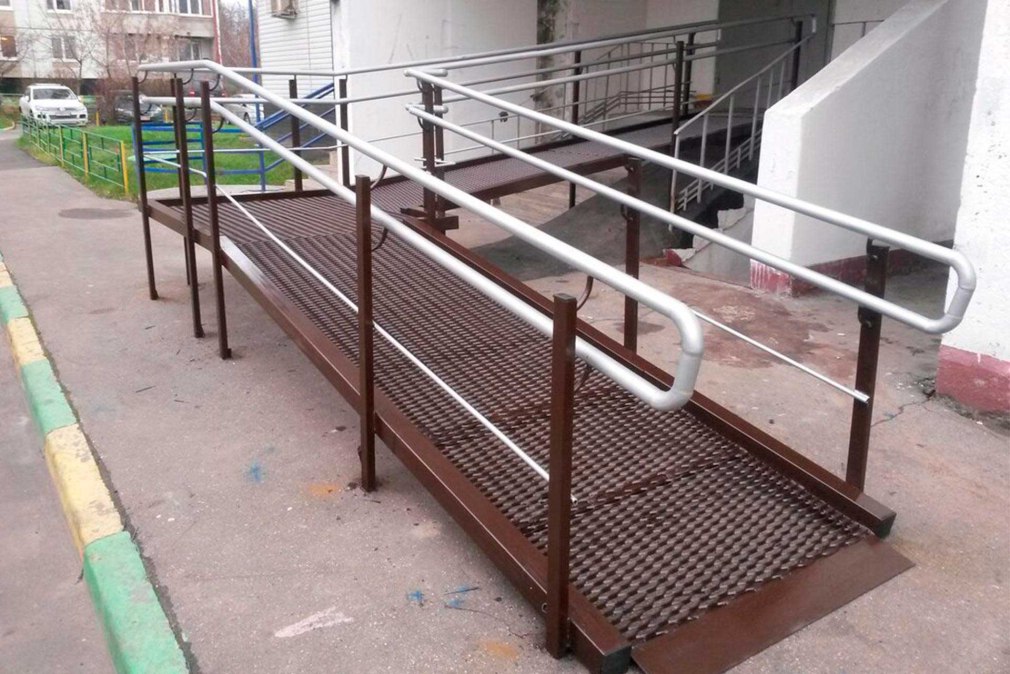 Деревянный пандус