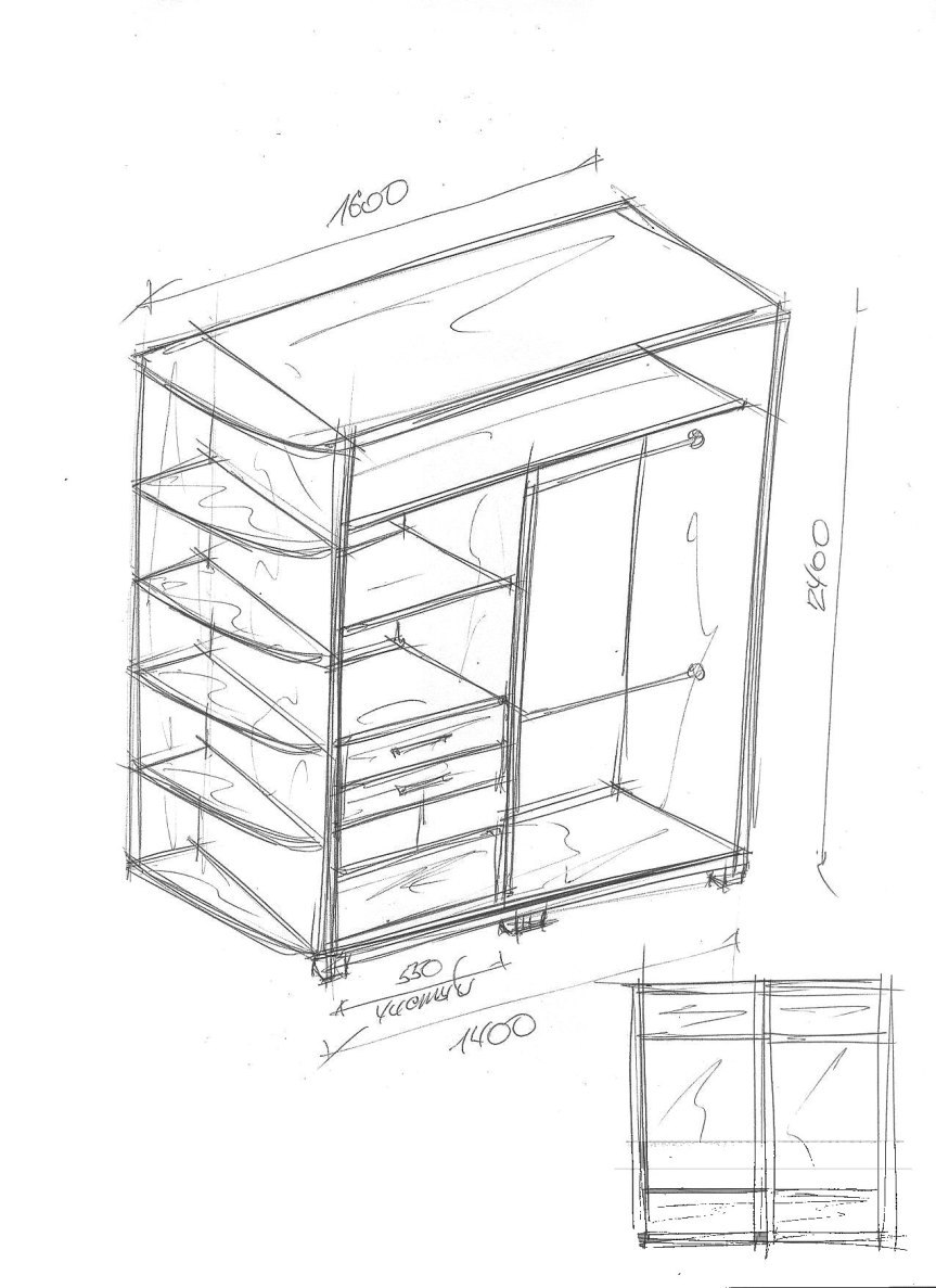 Садовый шкаф чертеж