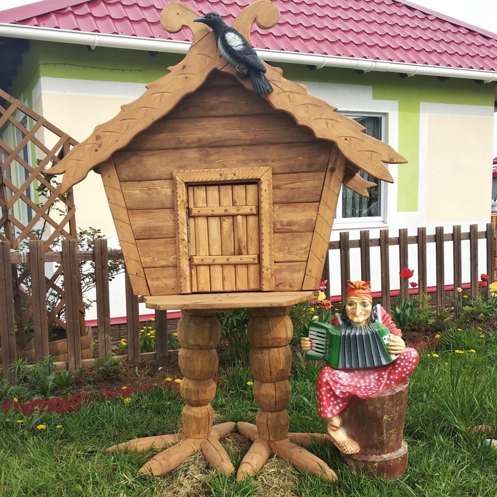 Курятник избушка на курьих ножках