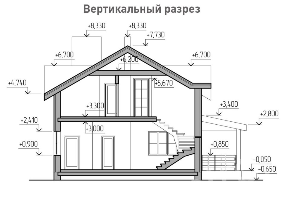 Чертеж дома снаружи (78 фото)