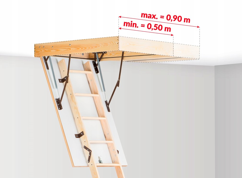 Fakro чердачная лестница lws Plus 70х120 h=2,80м