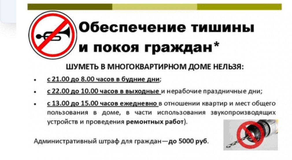 Закон о тишине в России 2020 в многоквартирном доме
