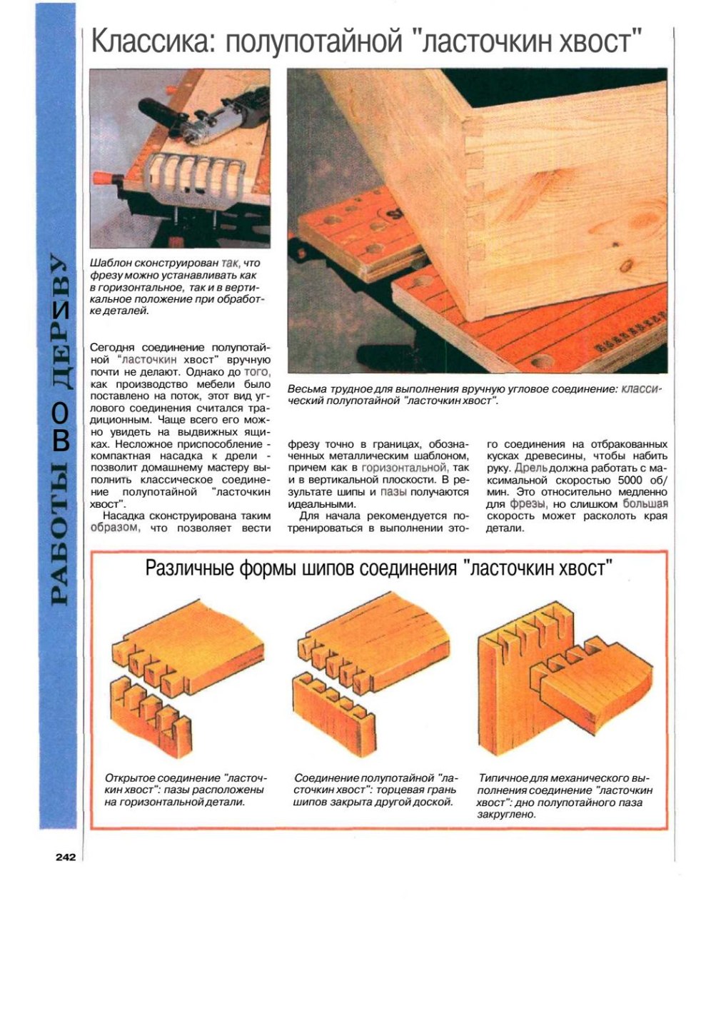 Ящичное соединение ласточкин хвост