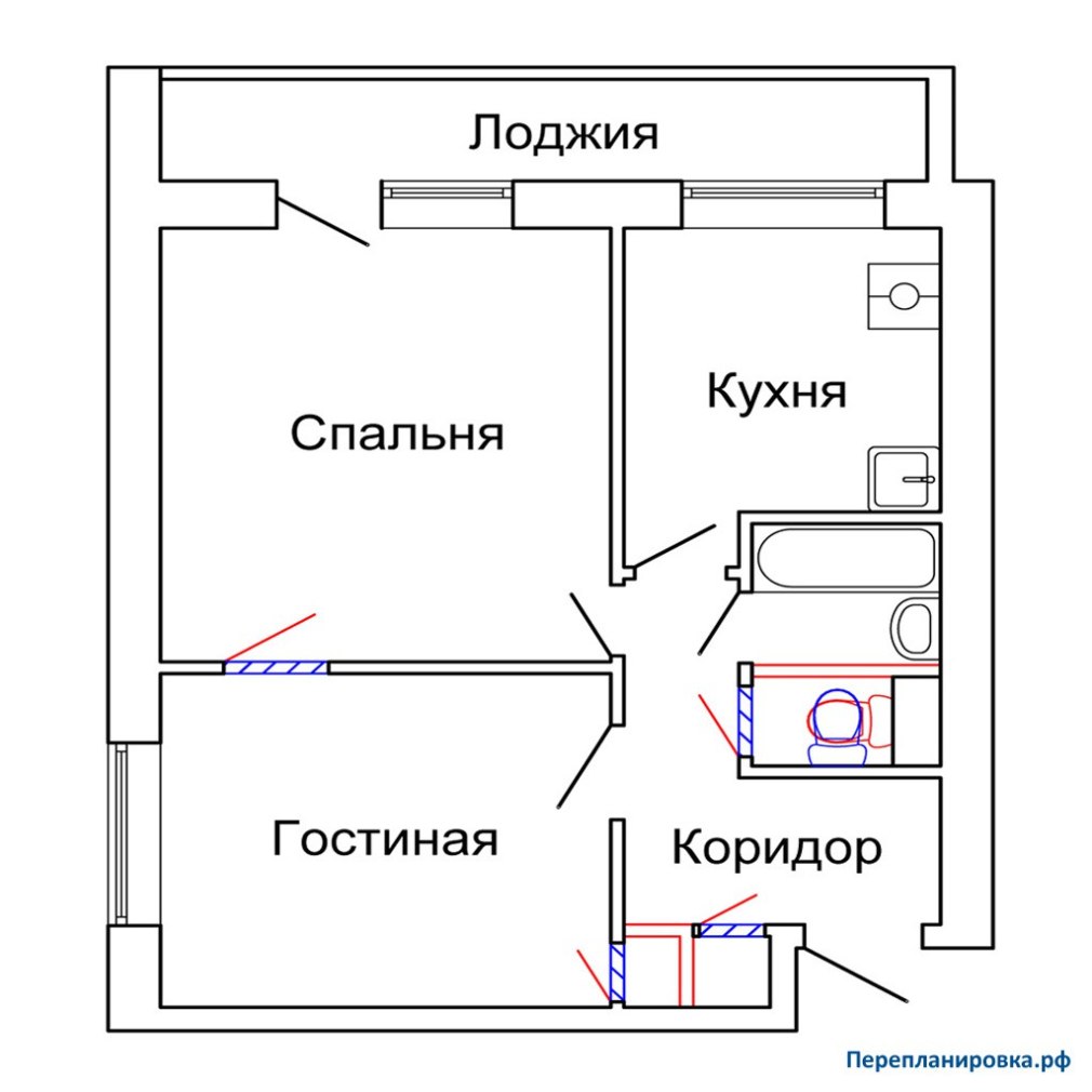 Стандартная планировка двухкомнатной квартиры (77 фото)