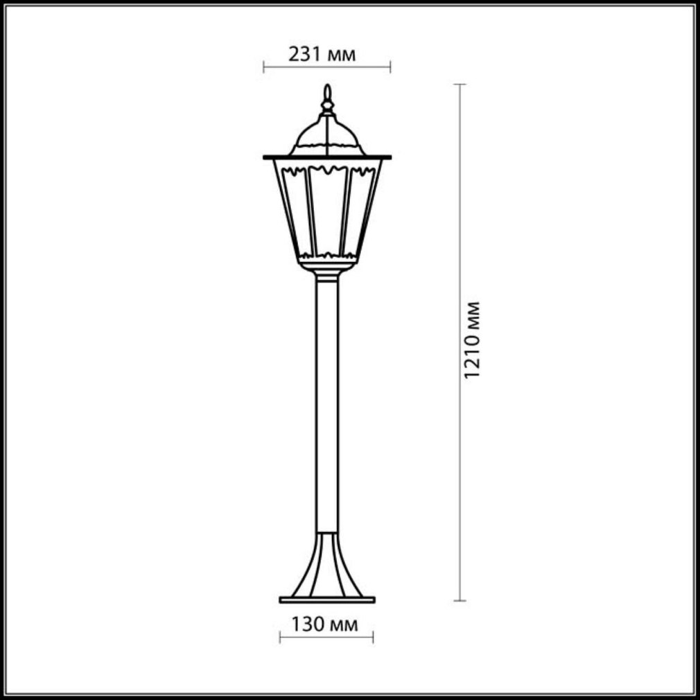 Фонарь Odeon Light 2318/1f