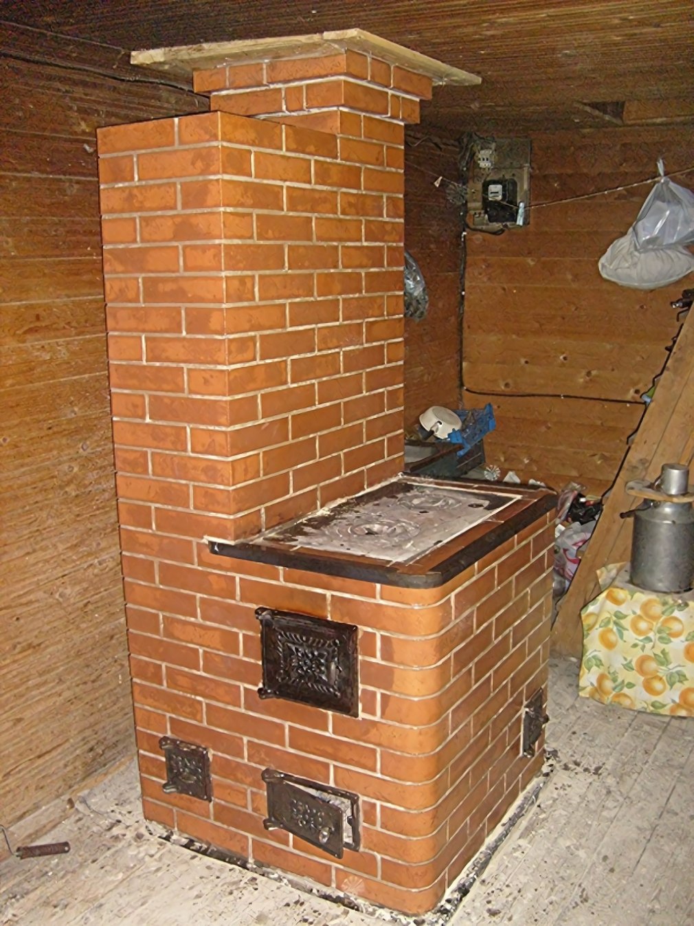Кирпичная печь 1х1м