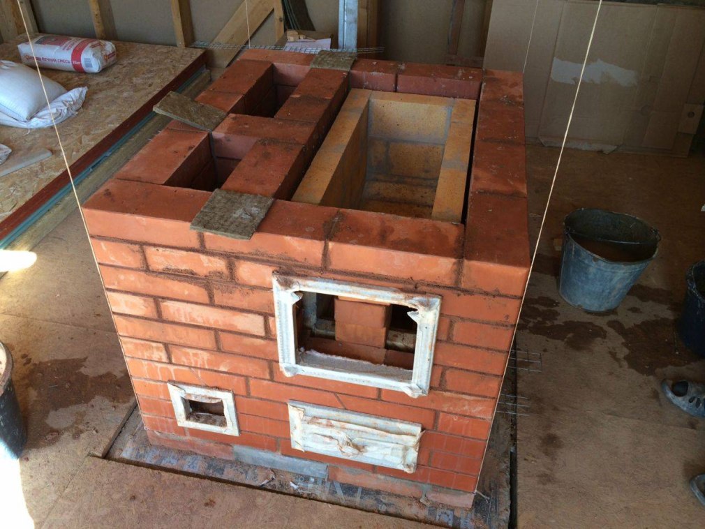 Rocket Stove из кирпича