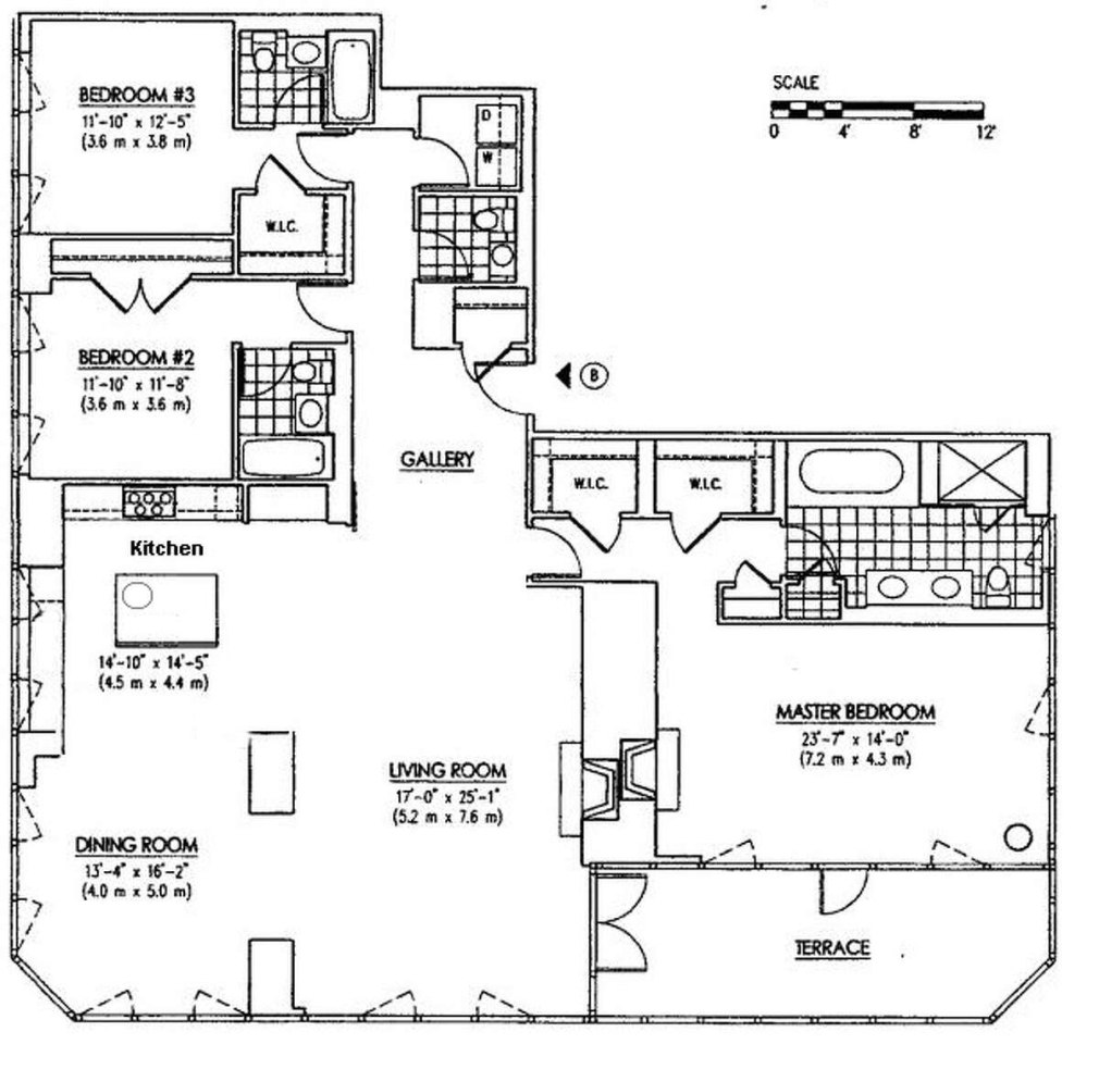 Room scale. Пентхаус в Нью Йорке на Манхэттене. A scaled Room.