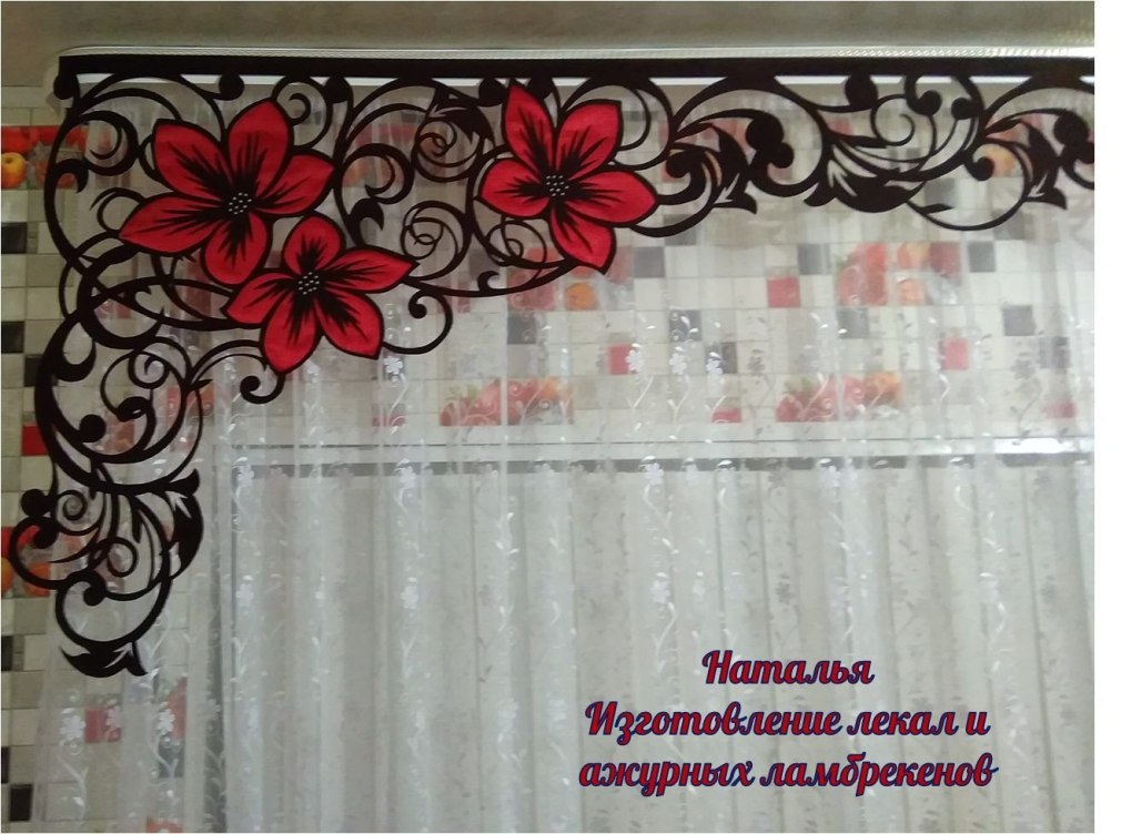 Выкройки ламбрекенов с размерами для начинающих