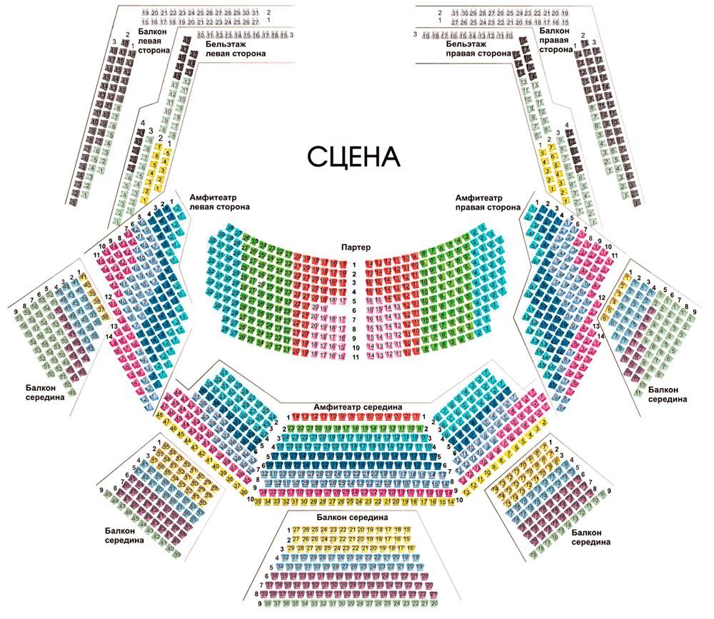 ММДМ схема Светлановского зала