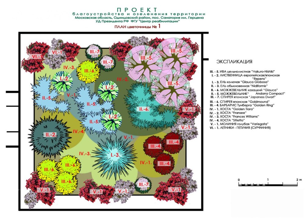 Схемы цветников из многолетников с разбивочными чертежами (78 фото)