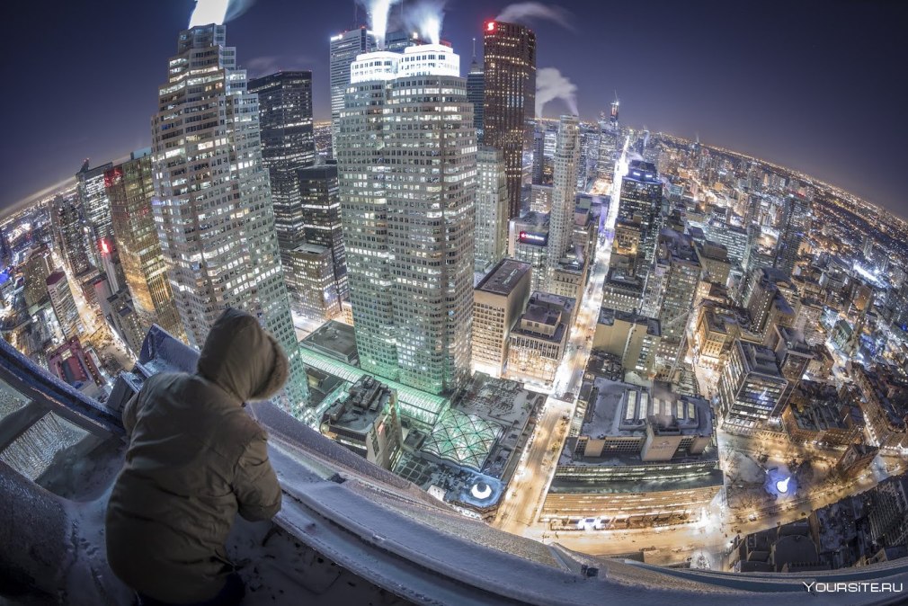 Крыша небоскреба