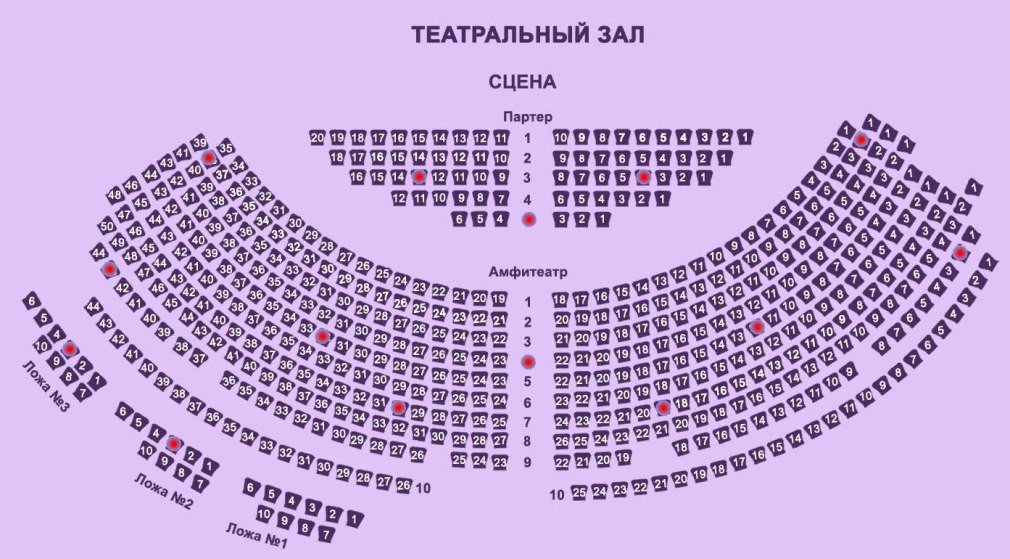 МДМ театральный зал..схема