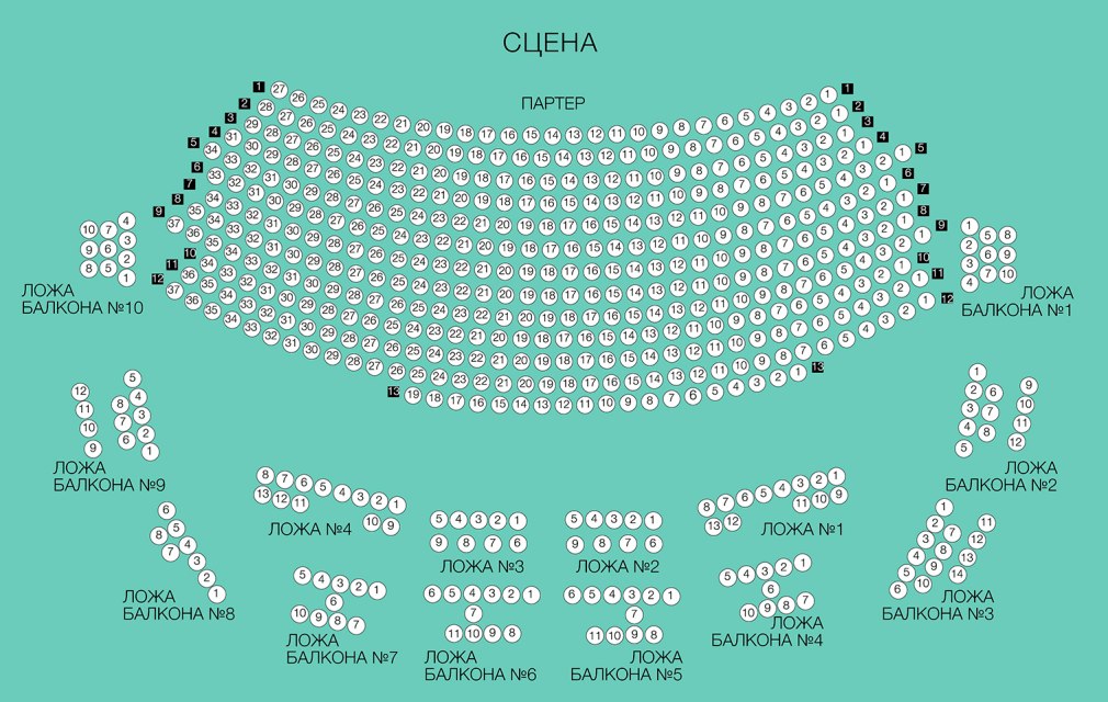 ММДМ театральный зал схема