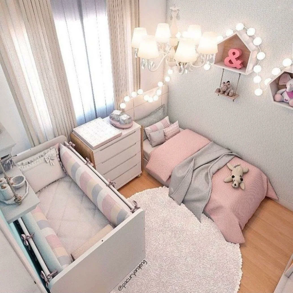 Спальня для мамы и дочки в одной комнате (69 фото)