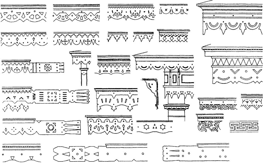 Резной карниз в русском деревянном зодчестве 6