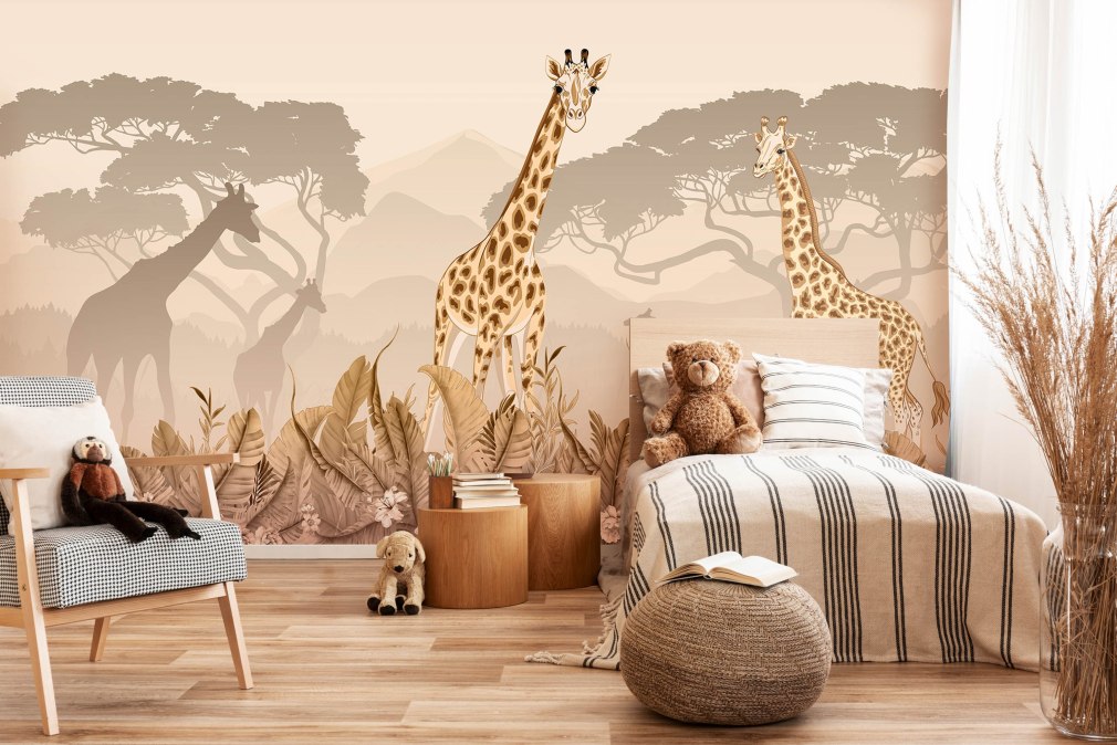 Приключение в домашней джунглях: дизайн детской комнаты в стиле сафари